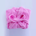 Soft pink terry cloth bathrobe by Miski (Size_All)
